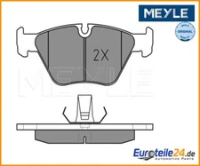 Brake pad set, disc brake Meyle 0252199020 for BMW 5 Series