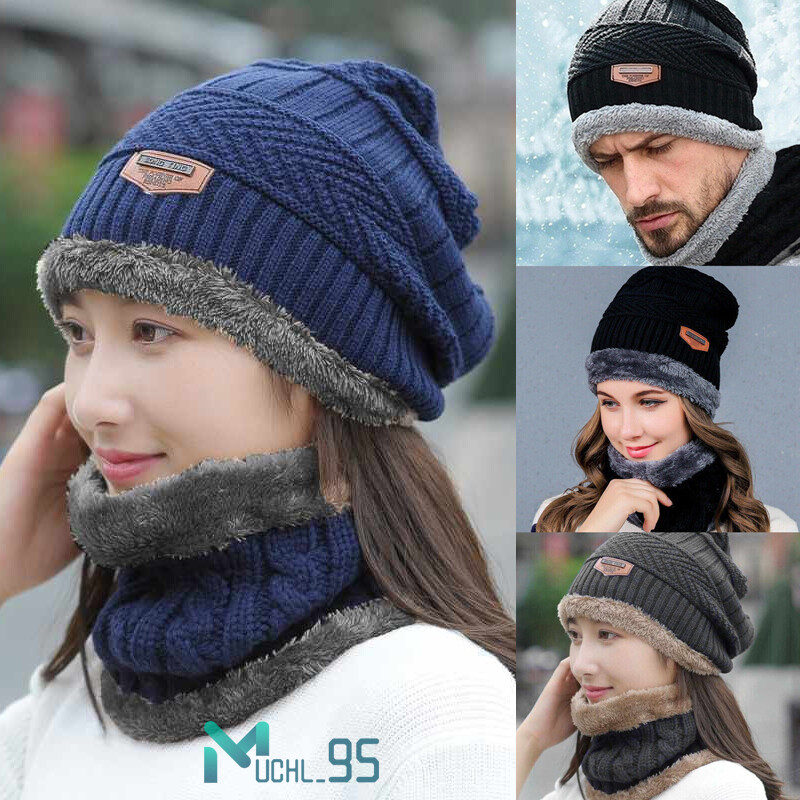 Gorros Gorras De Invierno Para Hombre Mujeres Sombrero El Frio Bufanda De Moda