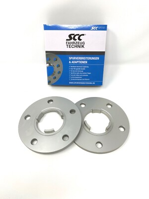 10mm 2x5mm Spurverbreiterung SCC für Porsche 5x130 71,6 Spurplatten Distanzschei