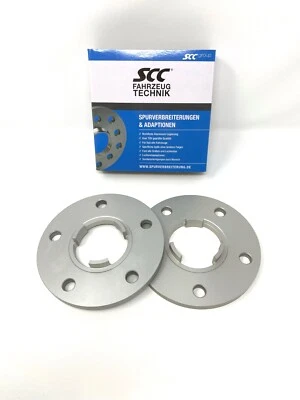 10mm 2x5mm Spurverbreiterung SCC für Porsche 5x130 71,6 Spurplatten Distanzschei - Bild 1 von 4