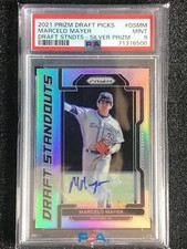 2021 Prizm Draft Picks Standouts SILVER AUTO MARCELO MAYER #DSMM PSA MINT 9