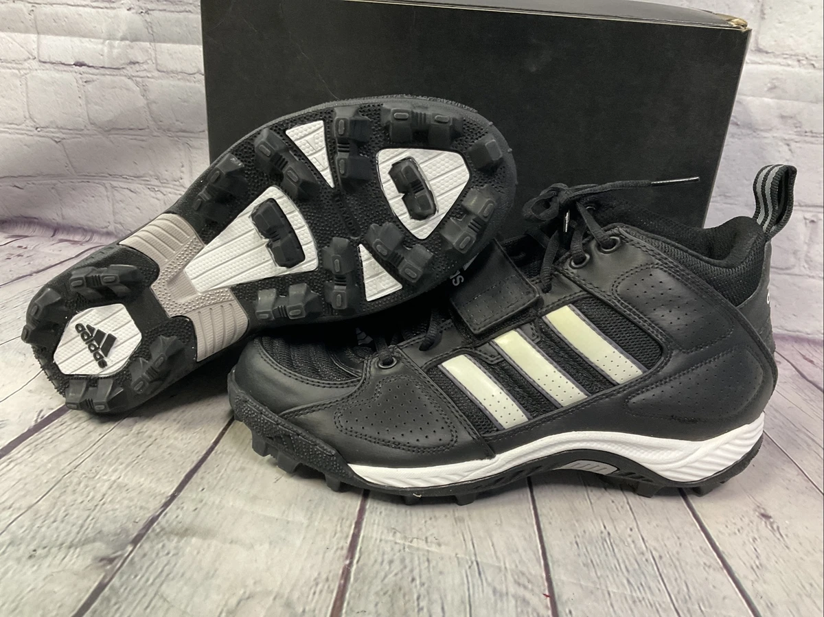 Adidas Corner Blitz 3/4 Mens Football Cleats Size 10 Black White New With  Box | eBay