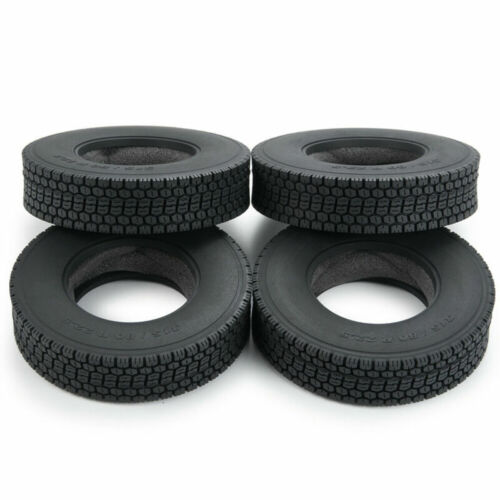 1/4X RC Car Tires for Tamiya 1/14 Remote Controlled Tractor Trailer/Truck Wheels - Picture 18 of 20