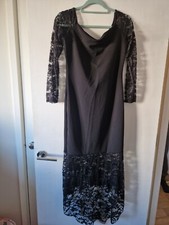 Tall Off The Shoulder Lace Midi Dress Boohoo Size 14