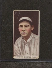 1912 T207 Recruit Tobacco Card #175 Leeford Tannehill, Chicago American, Good!