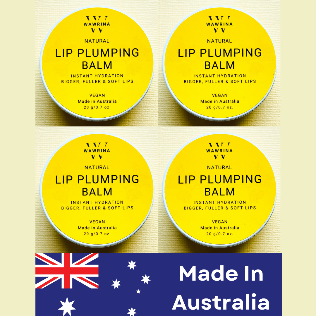 4x Lip Plumper Balm | Lip Filler | Bigger Fuller Hydrated Lips | Lip Moisturizer