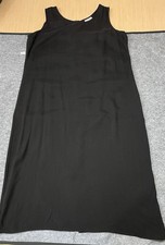 Kim Rogers Woman Black Knee Length Knit Dress Size 18