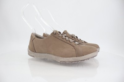 Dansko Women's Leela Sneaker Size 37 6.5 Taupe Brown Nubuck Comfy Athletic Shoe
