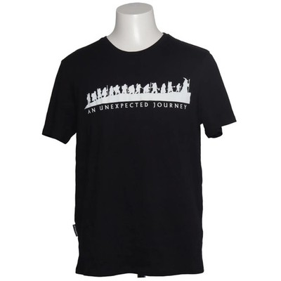 Elbenwald, T-shirt, Größe: L, Schwarz, Baumwolle, Print, Herren #Zxq