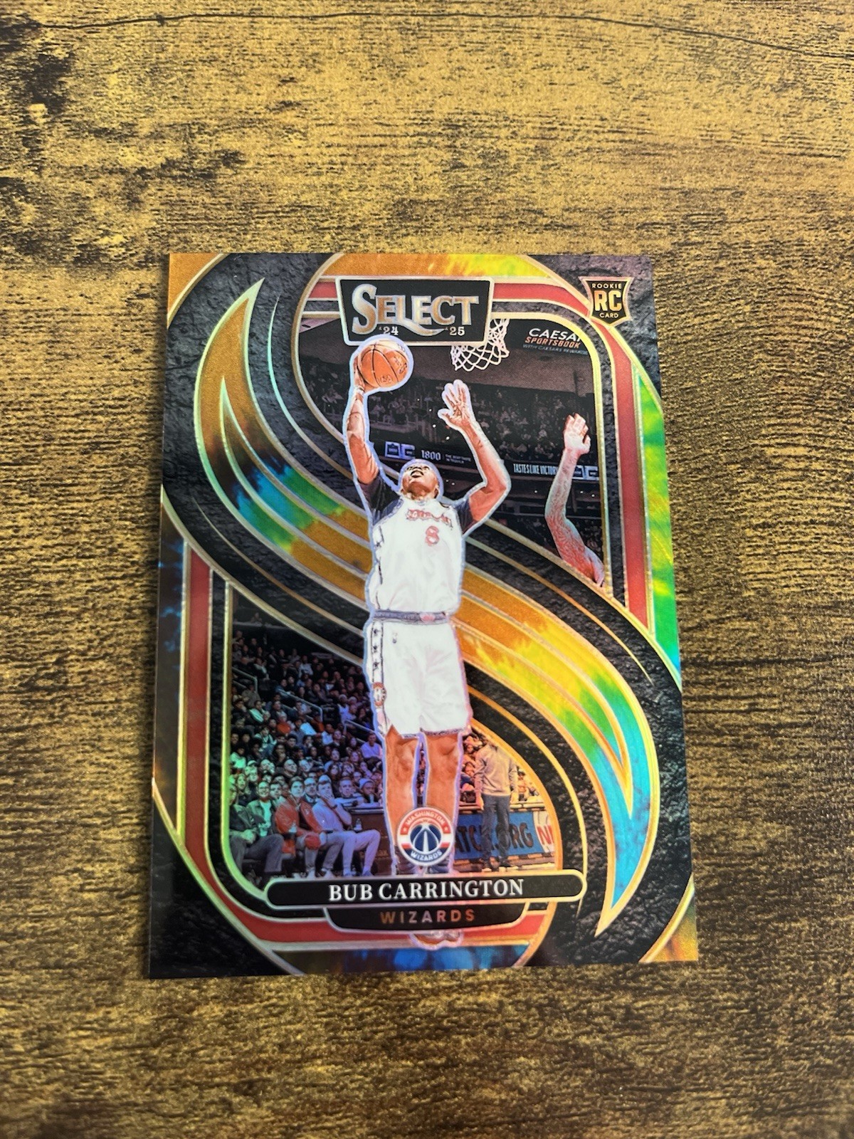 Bub Carrington 2024-25 Panini Select Premier Rookie #197 Tie Dye /25 RC