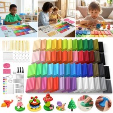 54 Pcs Polymer Clay Set DIY Clay Kit Safe Non-toxic Fun for DIY Art Projects