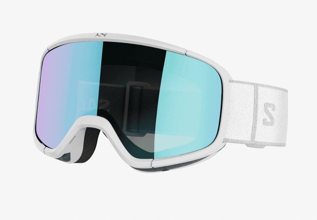 Salomon Occhiali da sci AKSIUM 2.0 LOW BRIDGE FIT Bianco Neblu
