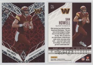 2022 Panini Phoenix Rookies Red Lazer /150 Sam Howell #105 Rookie RC