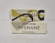 Nishane Kredo & Sultan Vetiver Sample 0.07oz 2mL (Lot of 2)