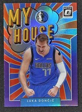 2021-22 Panini Donruss Optic Luka Doncic #1 My House Purple Mavericks