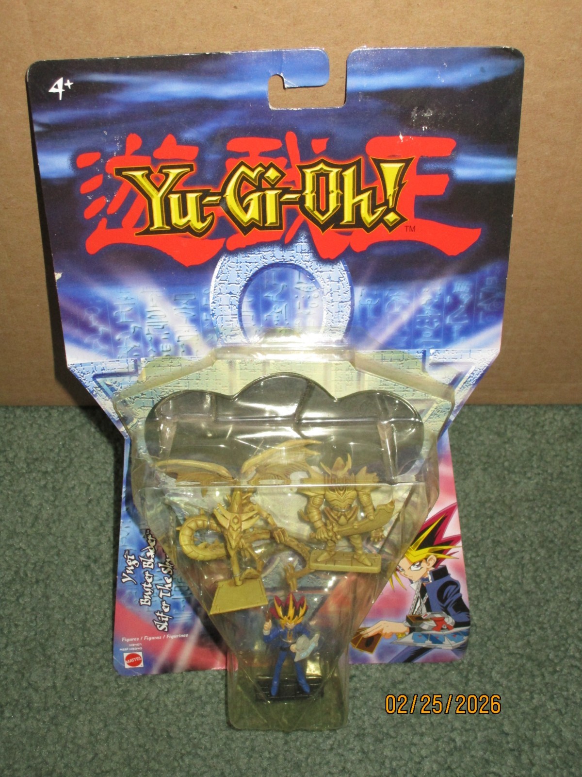 Yugioh Yu-Gi-Oh! Yugi Buster Blader Slifer 5cm/2" Figures Matel 2005 New Sealed