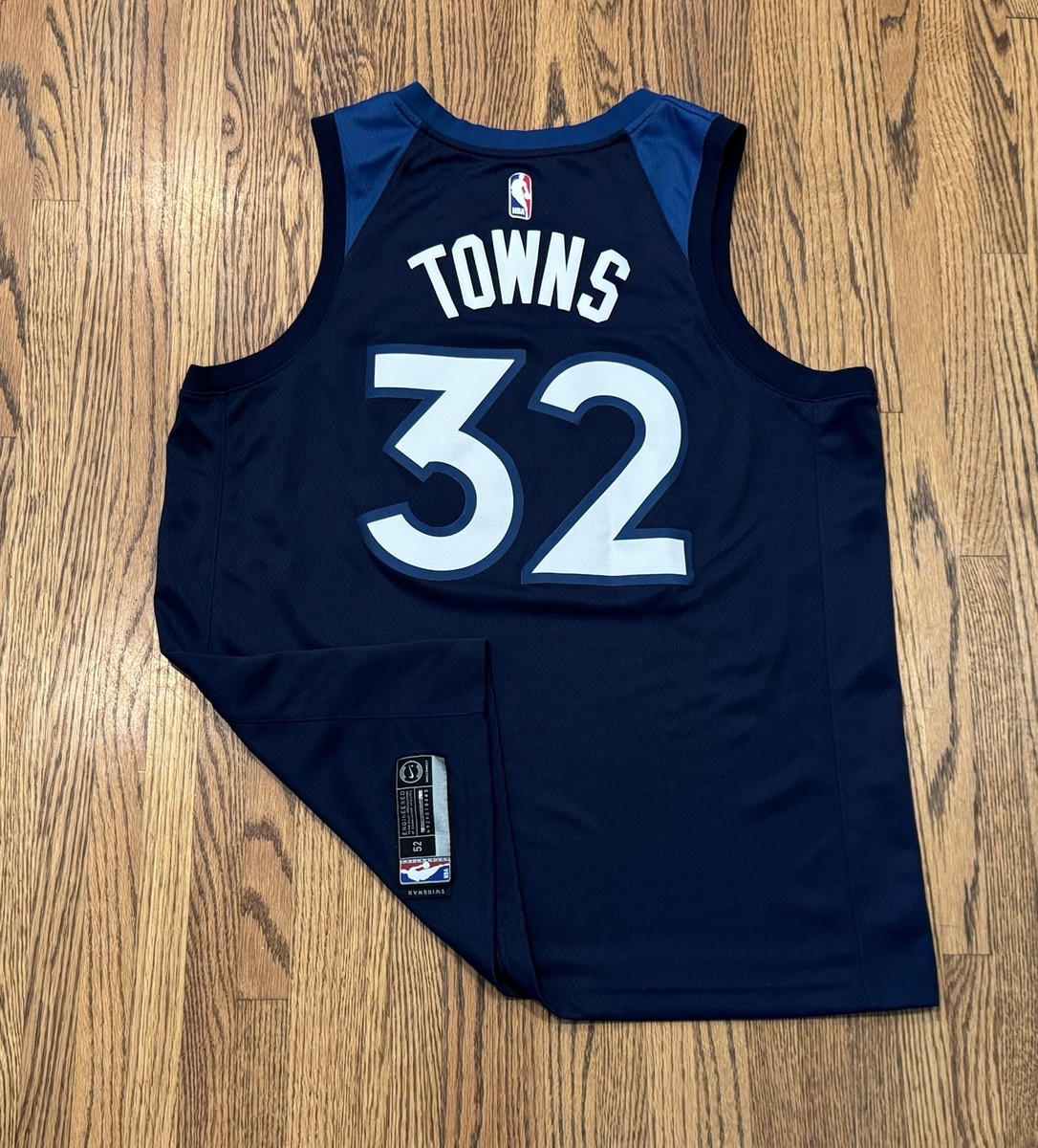 Minnesota Timberwolves Karl Anthony Towns Nike Swingman NBA Basketball  Jersey 52