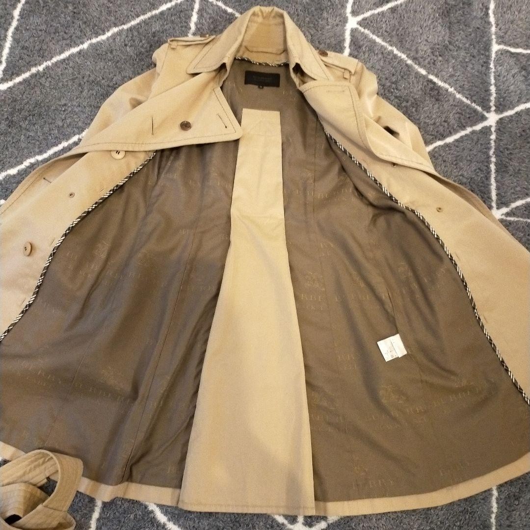 Burberry Black Label Trench Coat Beige With Buttons Size 38 For Women thumbnail 15