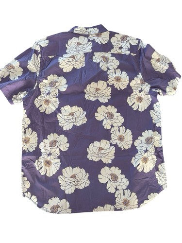 Camisa Chubbies Friday Para Hombre XL The Mystic Púrpura Manga Corta Abotonada Floral - Imagen 2 de 16
