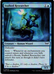 Stalked Researcher 73/276 Duskmourn: House of Horror Foil Common MTG