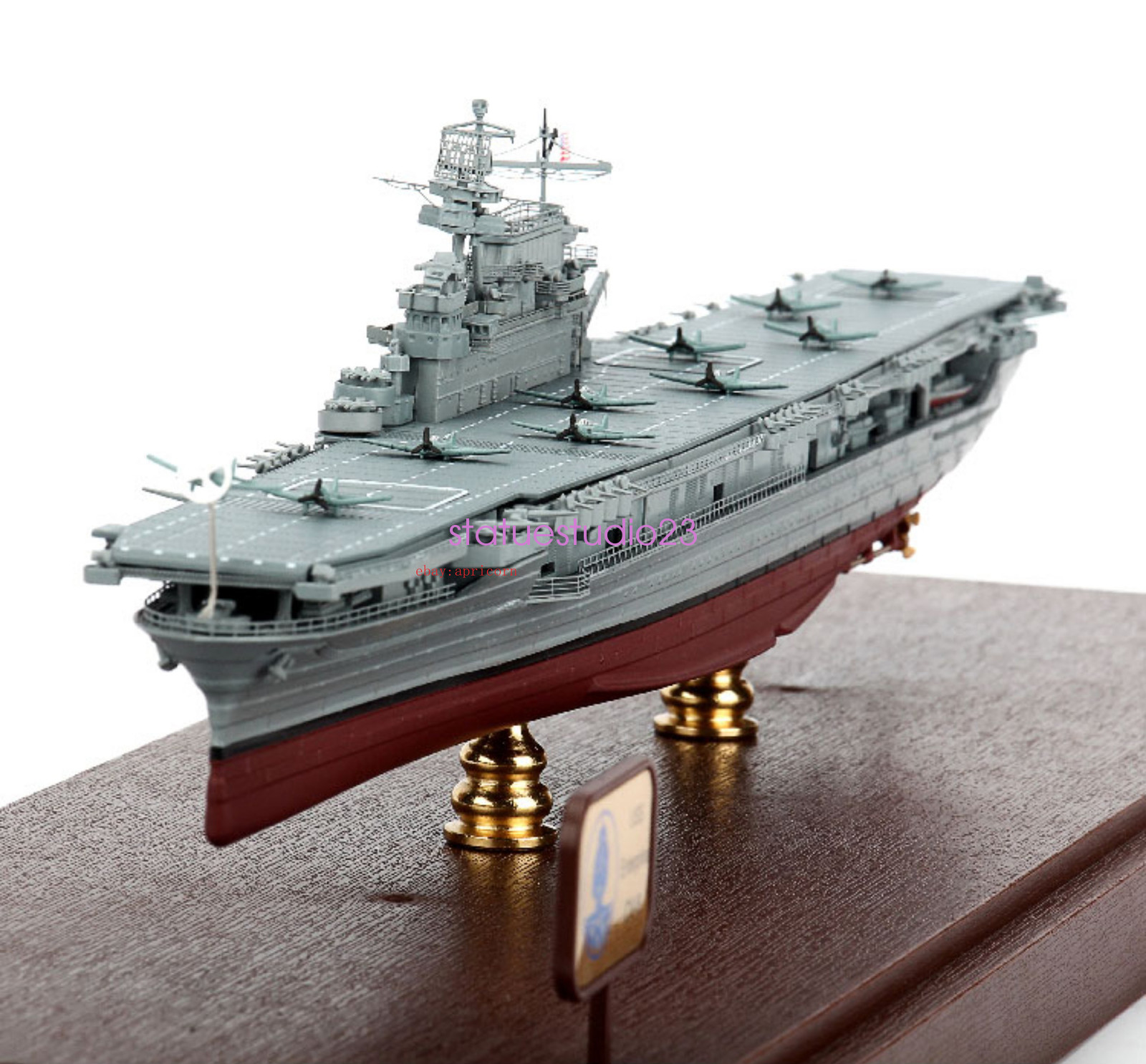 1/700 CV-6 USS Aircraft Mother Ship Enterprise Warship Alloy Model Boy Gift