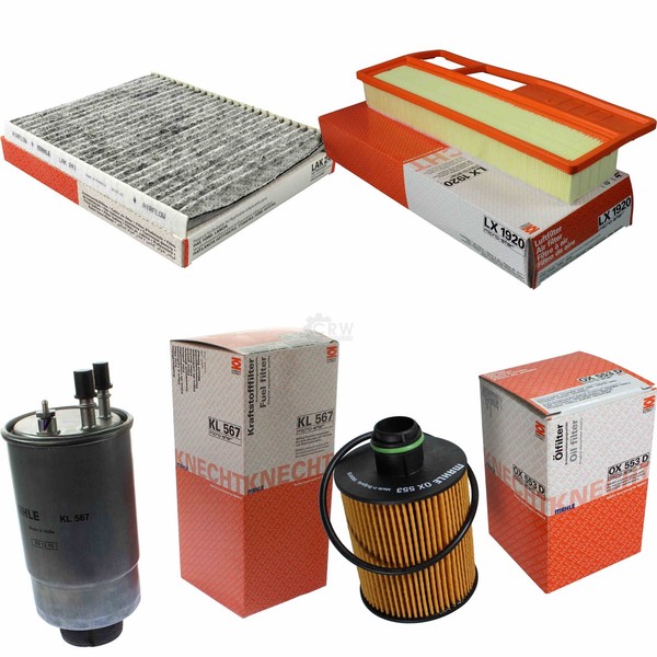 Mahle Kraftstofffilter KL 567 Innenraum LAK 241 Luft LX 1920 ÖLfilter OX 553D-image