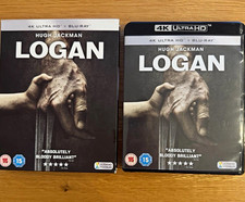 Rare Logan 4K Ultra HD + Blu-ray + “Logan Noir” 3 Discs, character cards, poster
