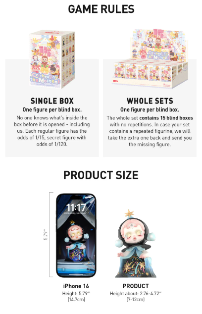 その他 POP MART 15th Anniversary Gift Box Celebrating the Moment POP MART 15th Anniversary Series Figures