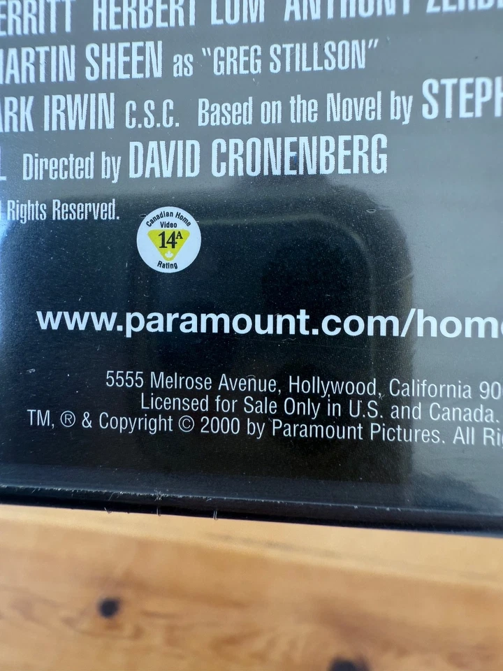 The Dead Zone (DVD, 1983, 2000, Sensormatic) Stephen King, Widescreen — new F2 - Image 3 of 4