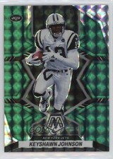 2022 Panini Mosaic Green Mosaic Prizm Keyshawn Johnson #155 14gy