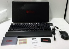 RedThunder K10 Wired Keyboard Mouse Wrist Rest Combo RGB 3 in 1 PC Gamer - Black