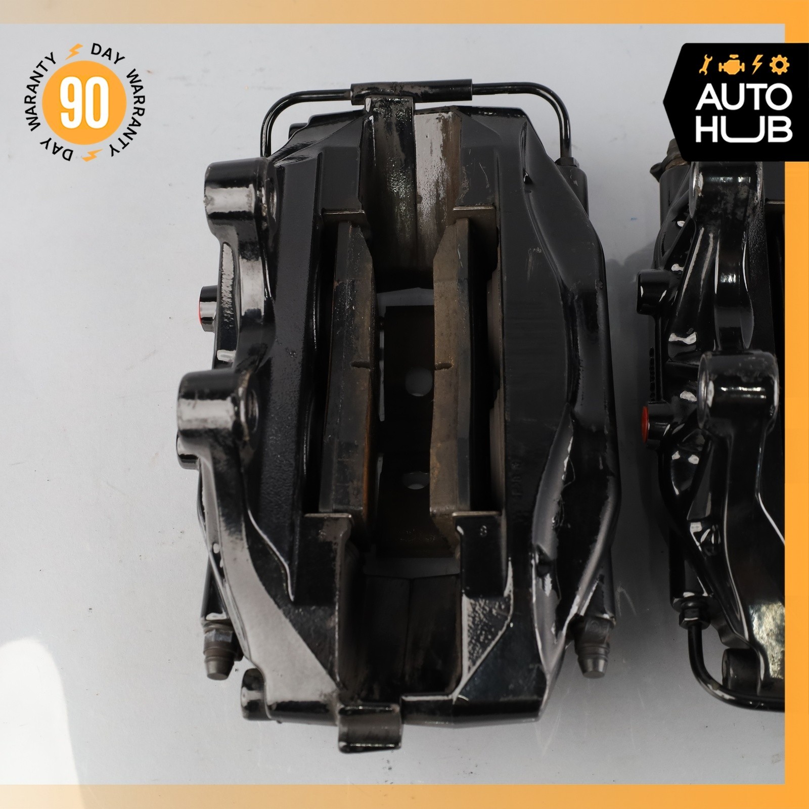 03-04 Aston Martin DB7 Vantage Front Brake Caliper Set Black 28124627AA OEM 38k