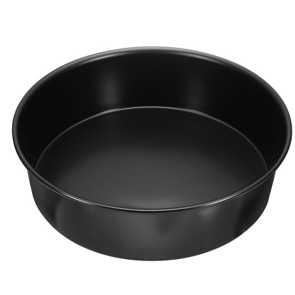 "Runde Kuchenform 12\" Antihaft-Backform KäSekuchenform Aluminium, Schwarz"-image