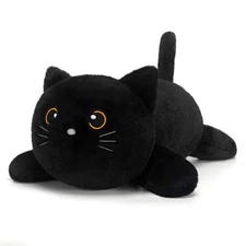  Weighted Stuffed Animals Weighted Plush, Plushies Medium(13.8 Inch) Black Cat