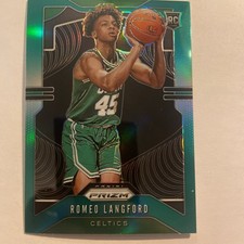 2019-20 Prizm Green #260 Romeo Langford Rookie Celtics