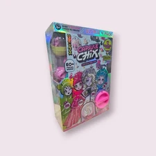 Capsule Chix Ultimix, 4.5 inch Small Doll with Capsule Machine Unboxing, 4 Pack