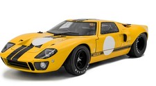 SOLIDO, FORD GT40 MK.1 1968 Jaune, échelle 1/18, SOL1803011