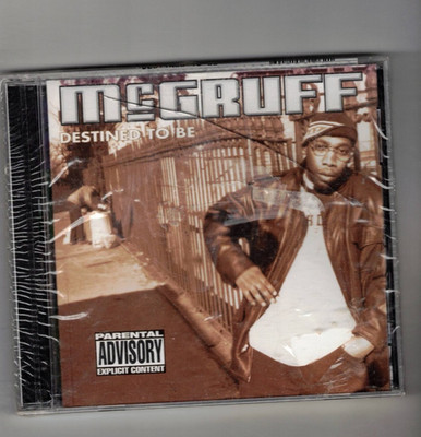 MCGRUFF MCGRUFF - Destined To Be - CD - Explicit (PA ) Sealed - Front Case Crack