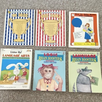 Teacher Created Materials Lot 6 Activity Books PB Ages 4-8 Language Arts Logic