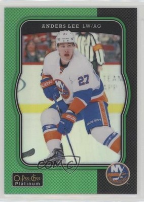2017-18 O-Pee-Chee Platinum Retro Green 9/49 Anders Lee #R-23 0r4