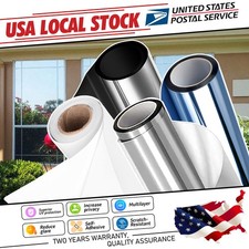 One Way Mirror Window Film Heat UV Reflective Privacy Tint Foil For Home Office