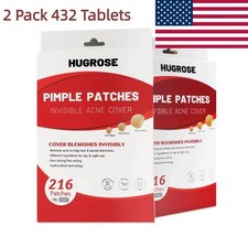 432 Count 2 Pack Invisible Pimple Patches for Face Acne Spot Cover US Stock