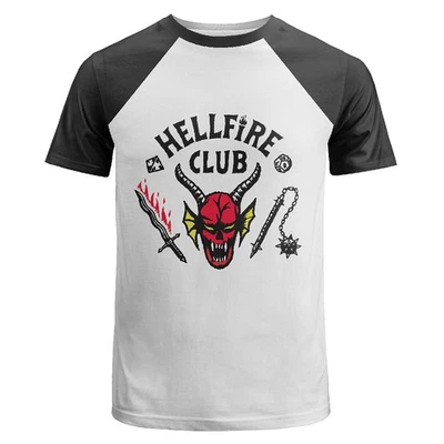 Mens Hellfire Club T-shirt 3D Print Short Sleeve Shirt Cosplay Costume Halloween