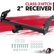 Class 3 Trailer Rear Bumper Tow Hitch Receiver 2 For Toyota Tacoma 95-04 Black