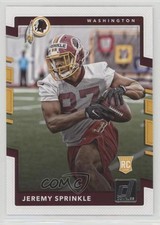 2017 Panini Donruss Rookies Jeremy Sprinkle #365 0w8