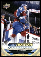 2024-25 Upper Deck UD Canvas Young Guns Tye Felhaber Rookie Colorado Avalanche