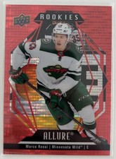 2022-23 Upper Deck Allure Marco Rossi #131 Red Rainbow Rookie Minnesota Wild