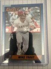 2025 Topps Chrome Update Series - 1990 Topps Baseball Mike Trout #90CU-1