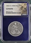 1855-O Seated Liberty Half Dollar — photo from another recent sale