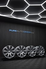 YOURS FOR OURS Genuine 21" Discovery 5 REFURBISHED SILVER Alloy Wheels x 4